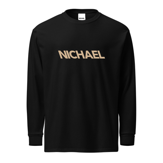 NICHAEL Long Sleeve Tee - Black